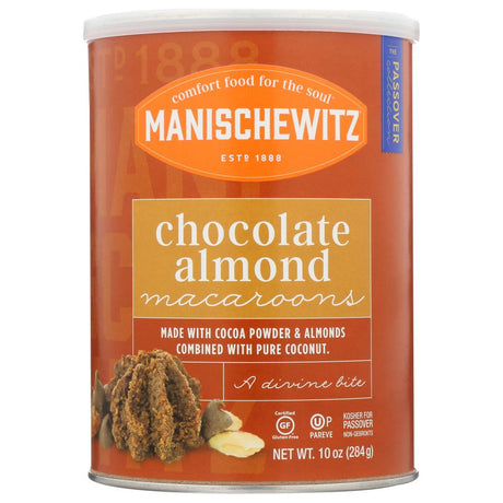 MANISCHEWITZ: Chocolate Almond Macaroons Cookie, 10 oz - #tag1# - #tag2#