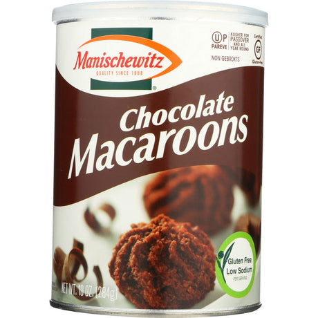 MANISCHEWITZ: Chocolate Macaroons Cookie, 10 oz - #tag1# - #tag2#