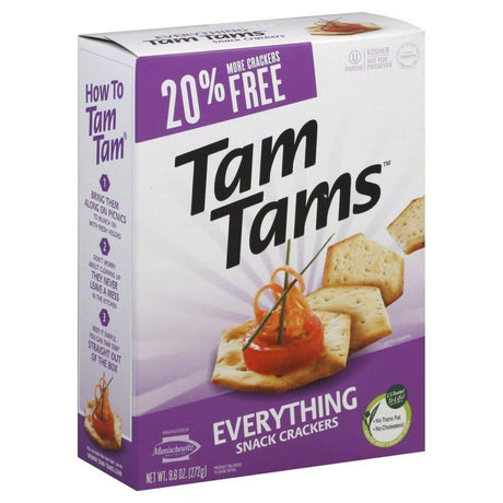 MANISCHEWITZ: Cracker Snk Tamtam Evrthng, 9.6 oz - #tag1# - #tag2#