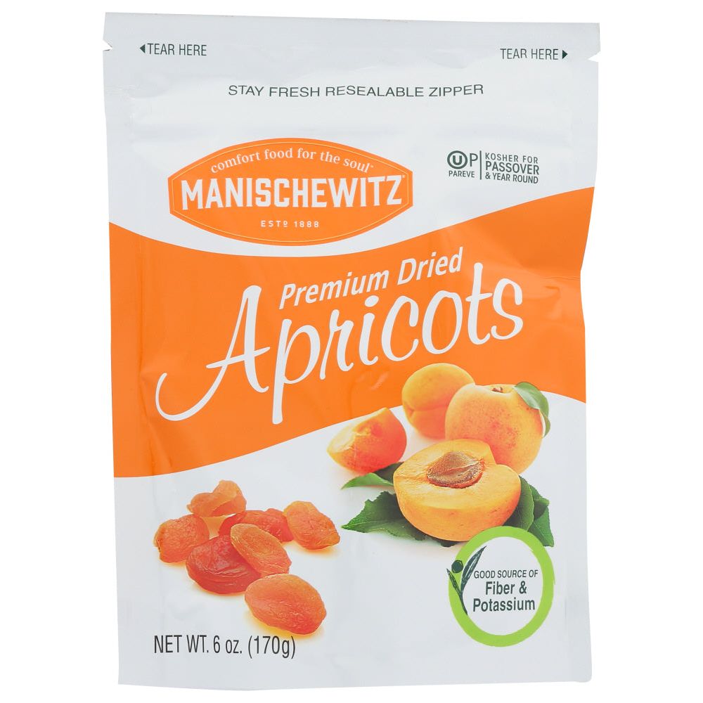 MANISCHEWITZ: Fruit Drd Apricot, 6 oz - #tag1# - #tag2#