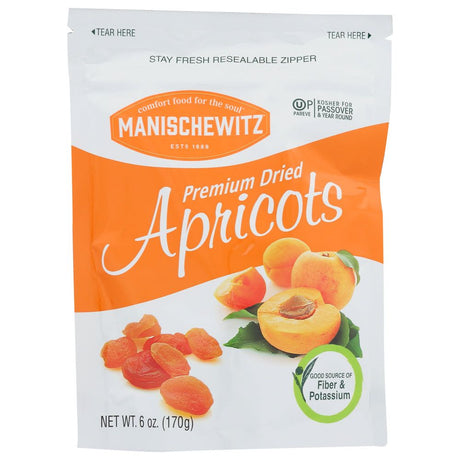 MANISCHEWITZ: Fruit Drd Apricot, 6 oz - #tag1# - #tag2#