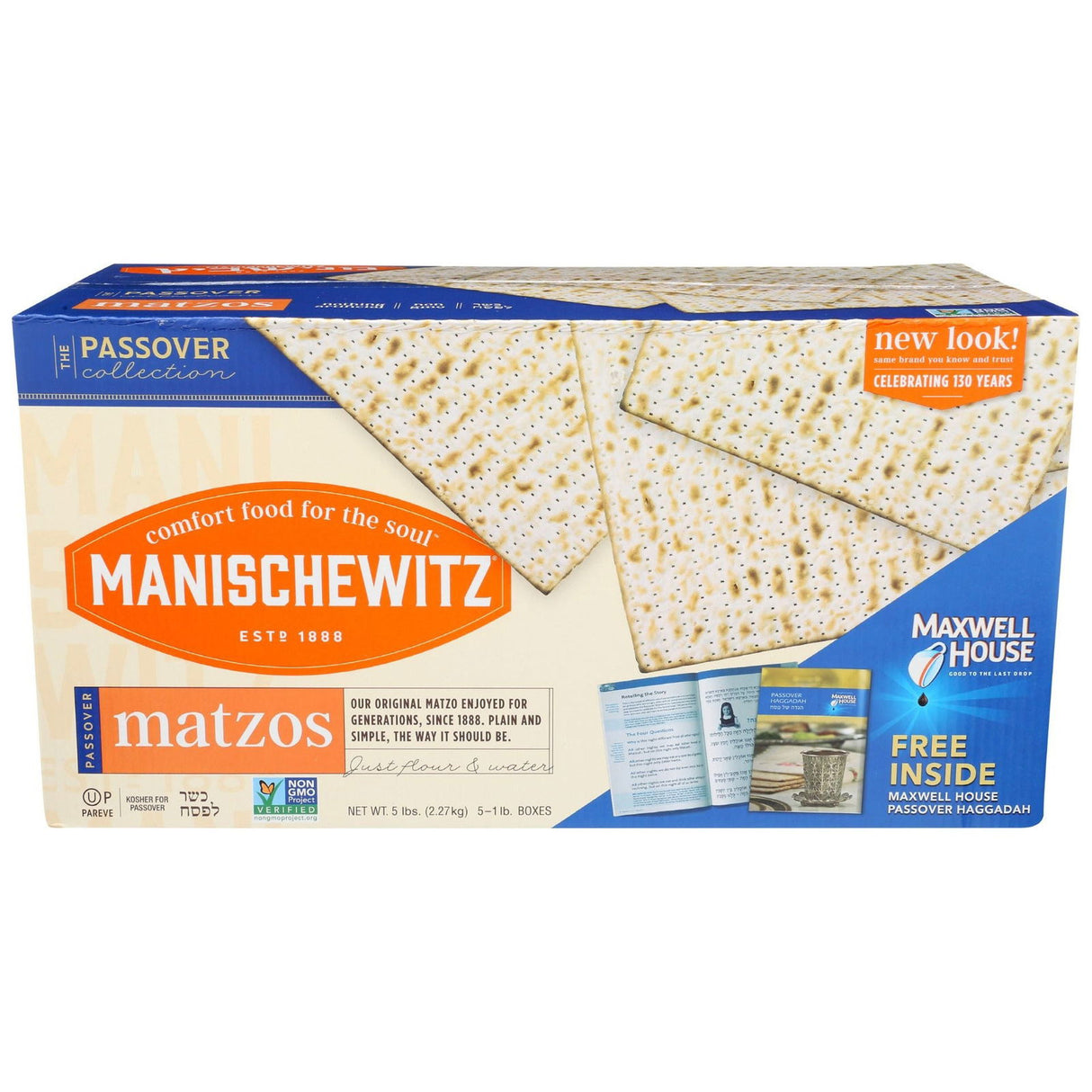 MANISCHEWITZ: Matzo, 5 lb - #tag1# - #tag2#