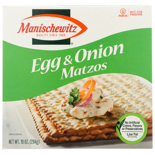 MANISCHEWITZ: Matzo Egg & Onion, 10 oz - #tag1# - #tag2#