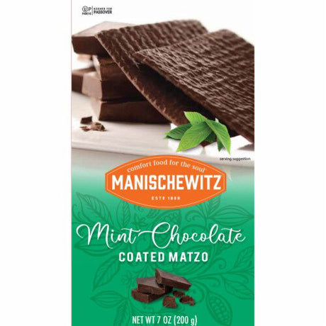 MANISCHEWITZ: Mint Chocolate Coated Matzo, 7 OZ - #tag1# - #tag2#