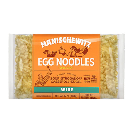 MANISCHEWITZ: Noodle Egg Wide, 12 oz - Sunshine Co Op. - #tag1# - #tag2# - #tag3# - #tag4#
