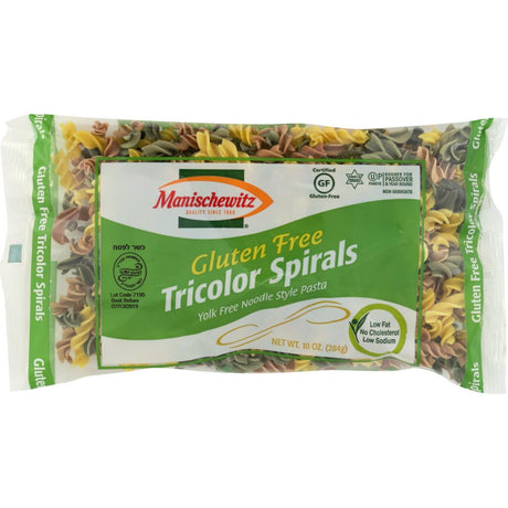 MANISCHEWITZ: Noodle Spirl Tri Color Gf, 10 oz - #tag1# - #tag2#