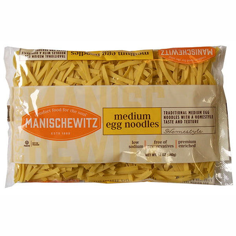 MANISCHEWITZ: Noodles Egg Med Homestyle, 12 OZ - #tag1# - #tag2#