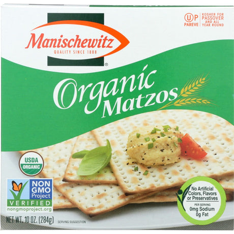 MANISCHEWITZ: Organic Matzos, 10 oz - #tag1# - #tag2#