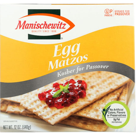 MANISCHEWITZ: Passover Egg Matzo, 12 oz - #tag1# - #tag2#