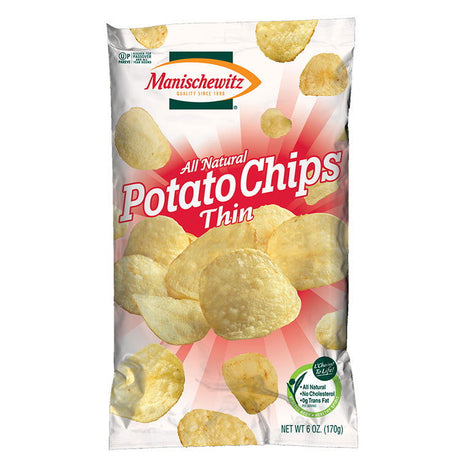 MANISCHEWITZ: Potato Chips Thin, 6 oz - #tag1# - #tag2#