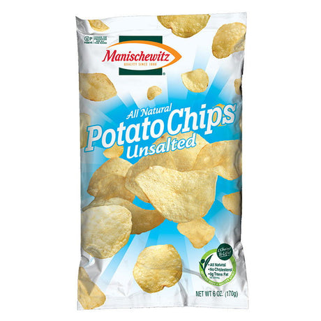 MANISCHEWITZ: Potato Chips Unsalted, 6 oz - #tag1# - #tag2#