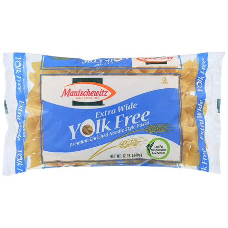 MANISCHEWITZ: Yolk Free Extra Wide Noodles, 12 oz - #tag1# - #tag2#
