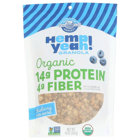 MANITOBA HARVEST: Blueberry Hemp Yeah! Granola, 10 oz - Sunshine Co Op. - #tag1# - #tag2# - #tag3# - #tag4#