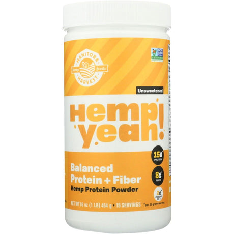 MANITOBA HARVEST: Hemp Yeah Balanced Protein Fiber, 16 oz - Sunshine Co Op. - #tag1# - #tag2# - #tag3# - #tag4#