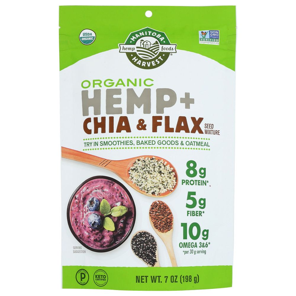 MANITOBA HARVEST: Seeds Hemp Chia Flax Organic, 7 OZ - #tag1# - #tag2#