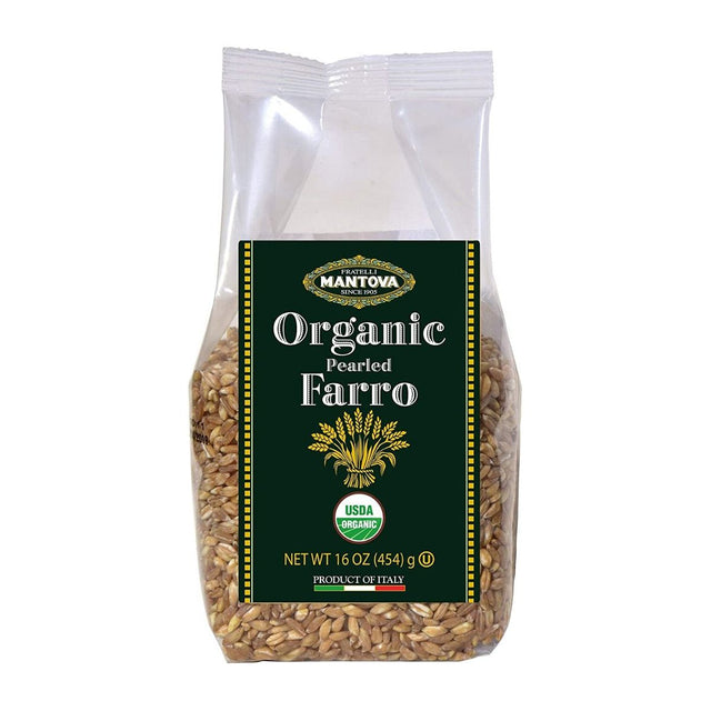 MANTOVA: Farro Italian Organic, 1 lb - #tag1# - #tag2#