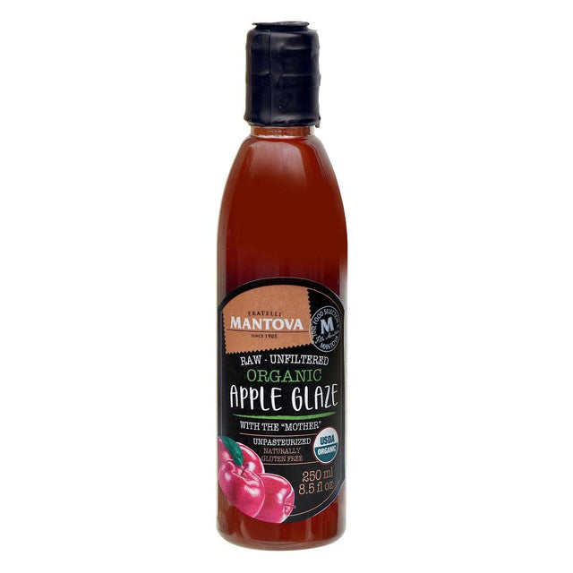MANTOVA: Organic Apple Glaze Raw Unfiltered, 8.5 oz - #tag1# - #tag2#