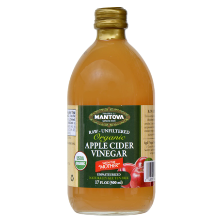 MANTOVA: Organic Unfiltered Apple Cider Vinegar, 17 oz - #tag1# - #tag2#