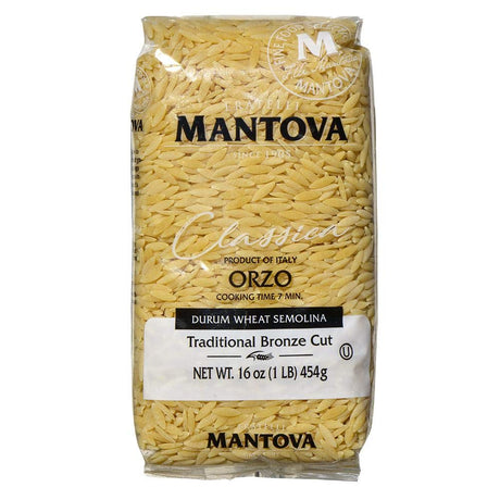 MANTOVA: Pasta Orzo Bronze, 16 oz - #tag1# - #tag2#