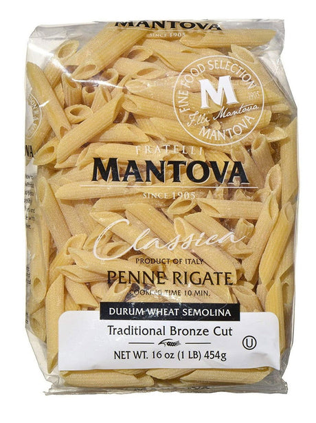 MANTOVA: Pasta Penne Rigate Bronze, 16 oz - #tag1# - #tag2#