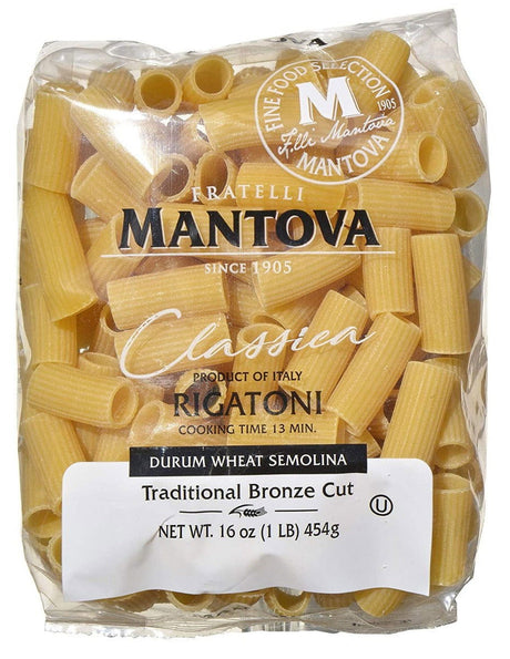MANTOVA: Pasta Rigatoni Bronze, 16 oz - #tag1# - #tag2#