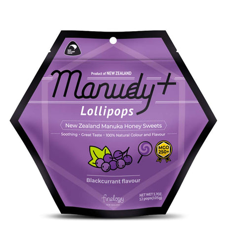 MANUDY: Lollipop Blackcurrant, 1 bg - #tag1# - #tag2#