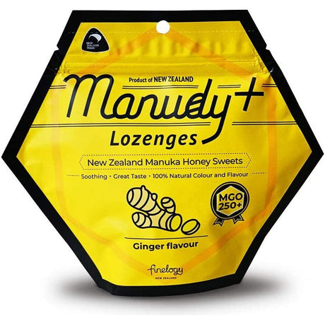 MANUDY: Lozenge Ginger, 1 bg - #tag1# - #tag2#