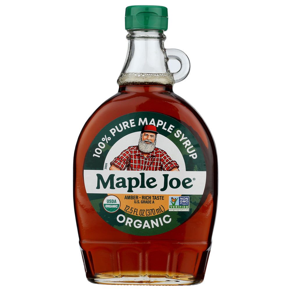 MAPLE JOE: Organic Amber Maple Syrup, 12.5 fo - #tag1# - #tag2#