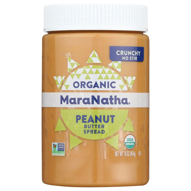 MARANATHA: Organic Peanut Butter No Stir Crunchy, 16 oz - #tag1# - #tag2#