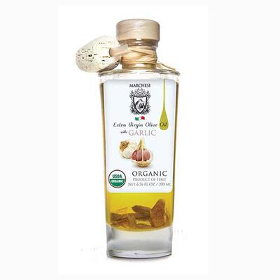 MARCHESI: Oil Olive Grlc Org, 6.76 oz - #tag1# - #tag2#