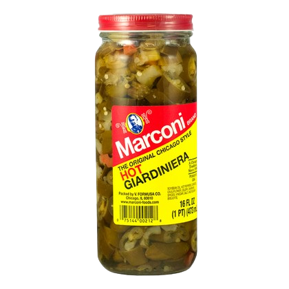 MARCONI: Hot Giardiniera, 16 oz - #tag1# - #tag2#