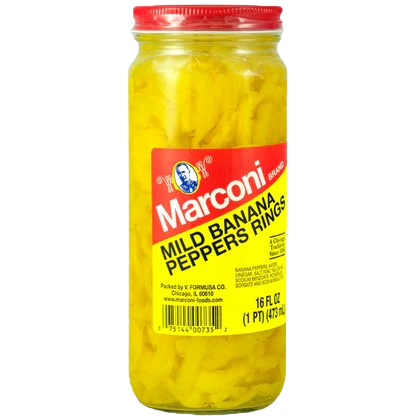 MARCONI: Mild Banana Peppers, 16 oz - #tag1# - #tag2#