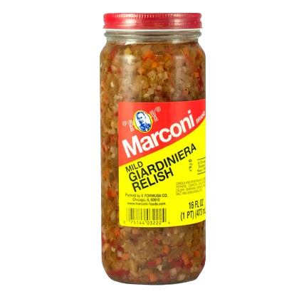 MARCONI: Mild Giardiniera Relish, 16 oz - #tag1# - #tag2#