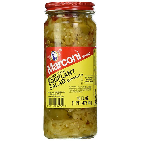 MARCONI: Sicilian Style Eggplant Salad, 16 oz - #tag1# - #tag2#