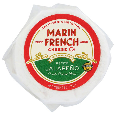 MARIN FRENCH: Cheese Brie Petite Jalapeno, 4 oz - #tag1# - #tag2#