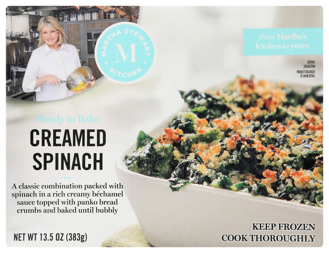 MARTHA STEWART KITCHEN: Spinach Creamed, 13.5 oz - #tag1# - #tag2#