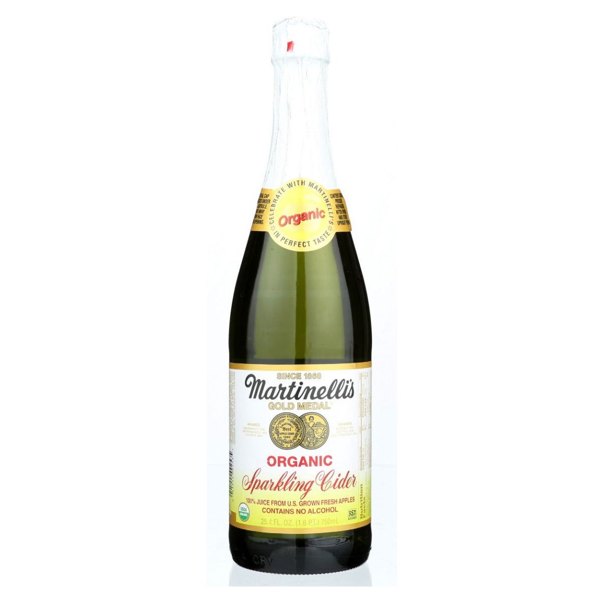 MARTINELLI: Organic Sparkling Cider Juice, 25.4 fo - Sunshine Co Op. - #tag1# - #tag2# - #tag3# - #tag4#
