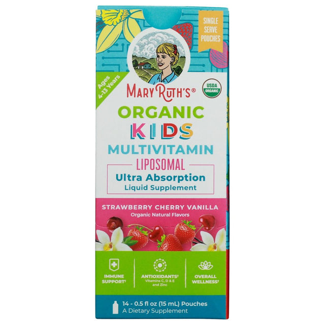 MARYRUTHS: Kids Multivitamin Liposomal Box Strawberry Cherry Vanilla, 210 ml - #tag1# - #tag2#