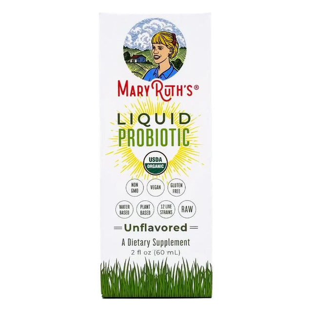 MARYRUTHS: Organic Liquid Probiotic Unflavored, 2 fo - #tag1# - #tag2#