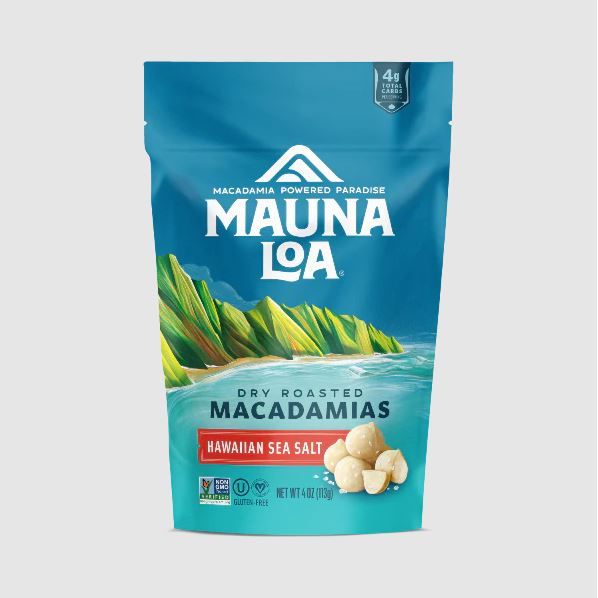 MAUNA LOA: Hawaiian Sea Salt Macadamias, 4 oz - #tag1# - #tag2#