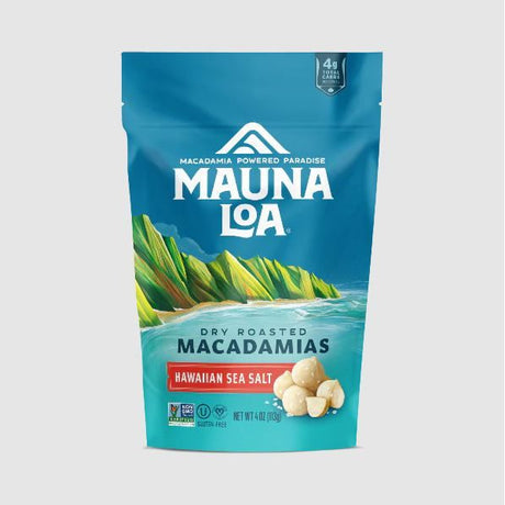 MAUNA LOA: Hawaiian Sea Salt Macadamias, 4 oz - #tag1# - #tag2#