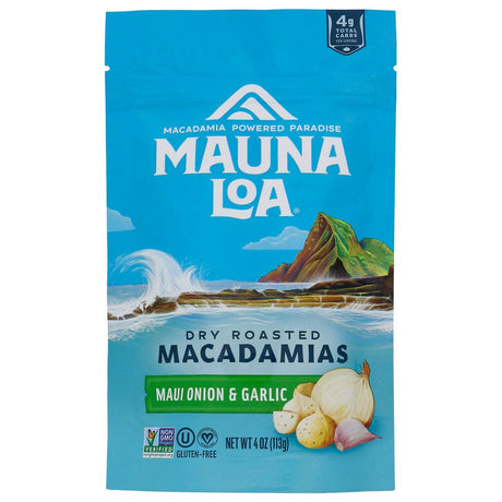 MAUNA LOA: Macadamia Maui Onion Garlic, 4 oz - #tag1# - #tag2#