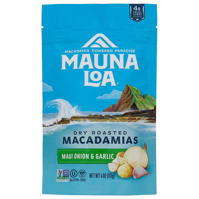 MAUNA LOA: Macadamia Maui Onion Garlic, 4 oz - #tag1# - #tag2#