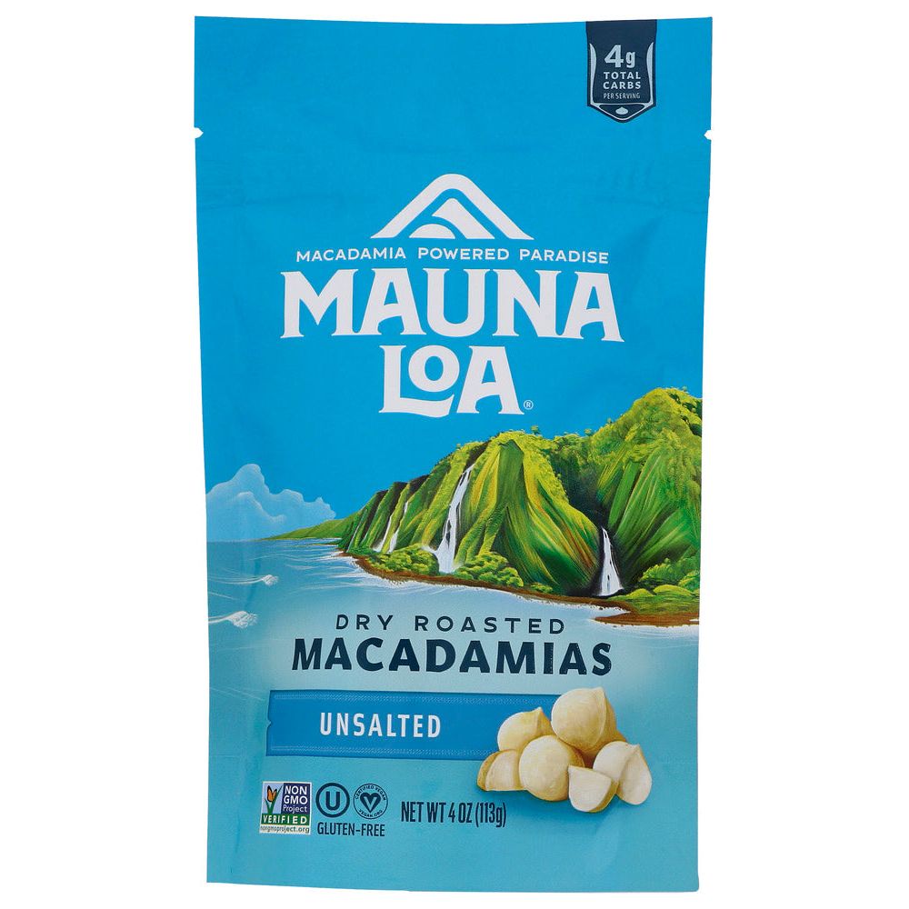 MAUNA LOA: Macadamia Unsalted, 4 oz - #tag1# - #tag2#