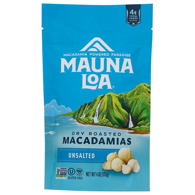 MAUNA LOA: Macadamia Unsalted, 4 oz - #tag1# - #tag2#