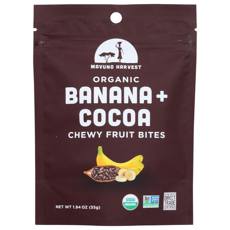 MAVUNO HARVEST: Bites Fruit Bana Cocoa, 1.94 OZ - #tag1# - #tag2#