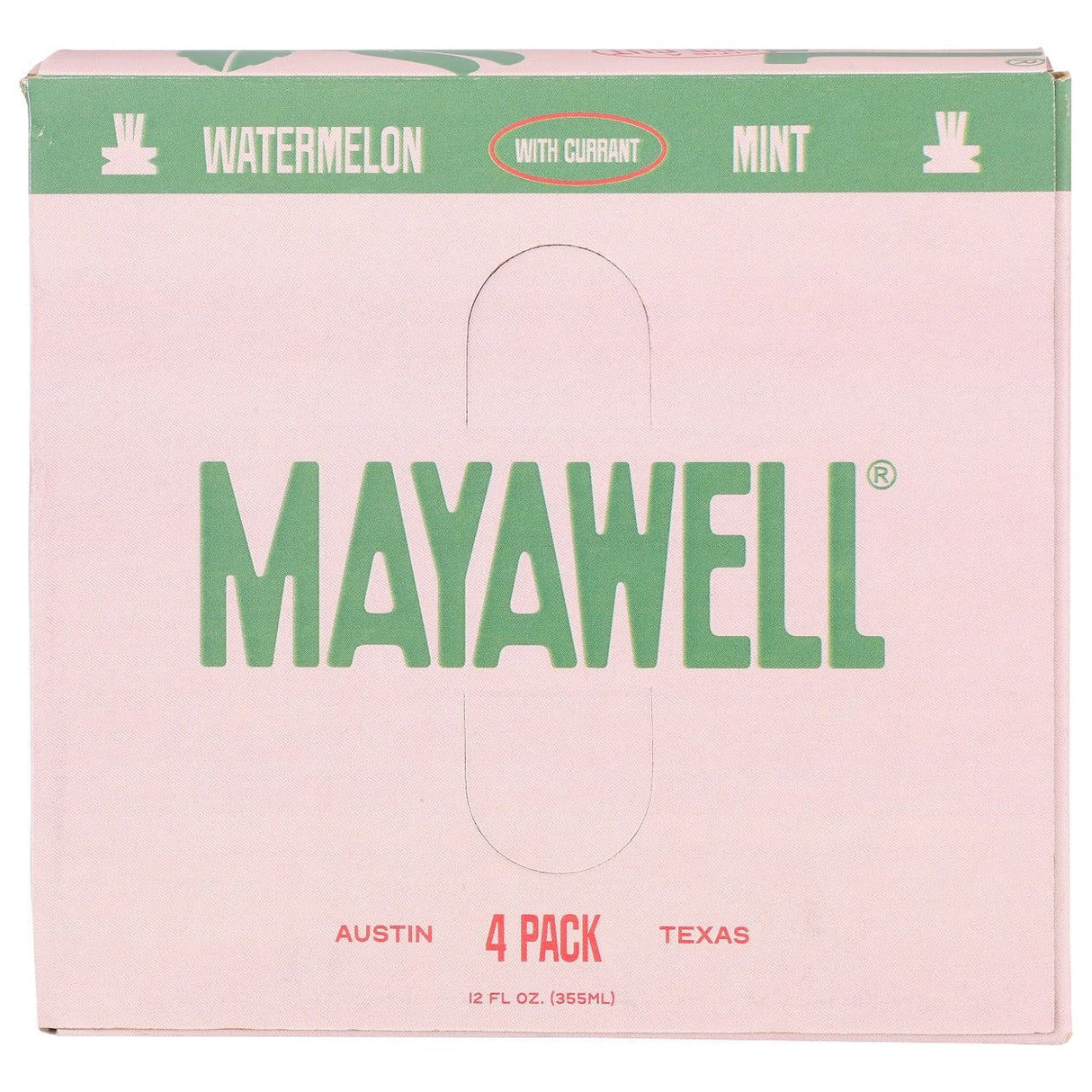 MAYAWELL: Watermelon Mint Prebiotic Soda 4Pk, 48 fo - #tag1# - #tag2#