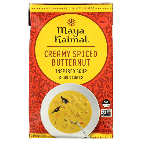 MAYA KAIMAL: Creamy Spice Butternut Soup, 17.6 oz - #tag1# - #tag2#