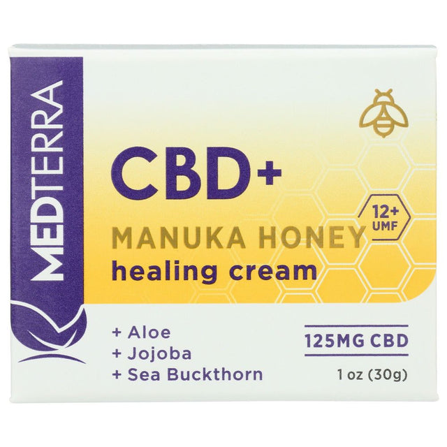 MEDTERRA: Manuka Honey CBD Healing Cream, 1 oz - #tag1# - #tag2#