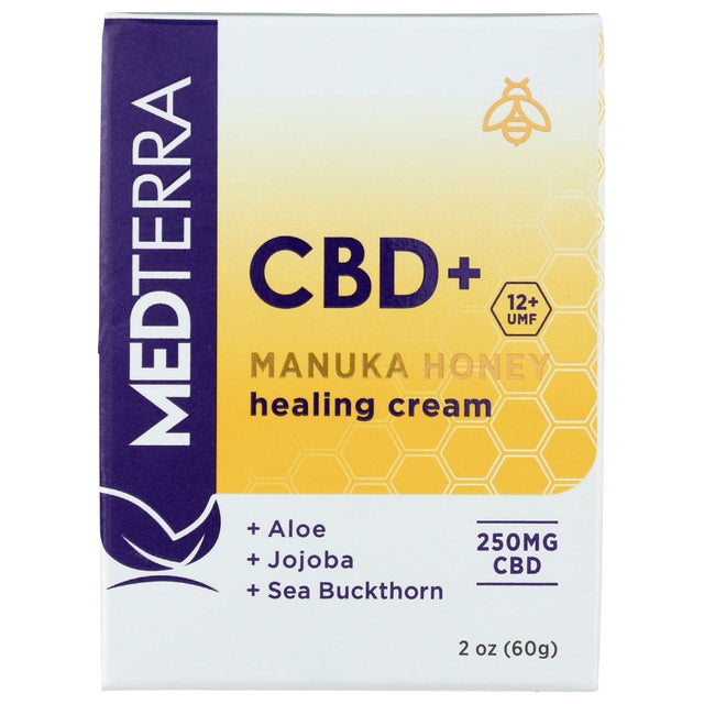 MEDTERRA: Manuka Honey CBD Healing Cream, 2 oz - #tag1# - #tag2#